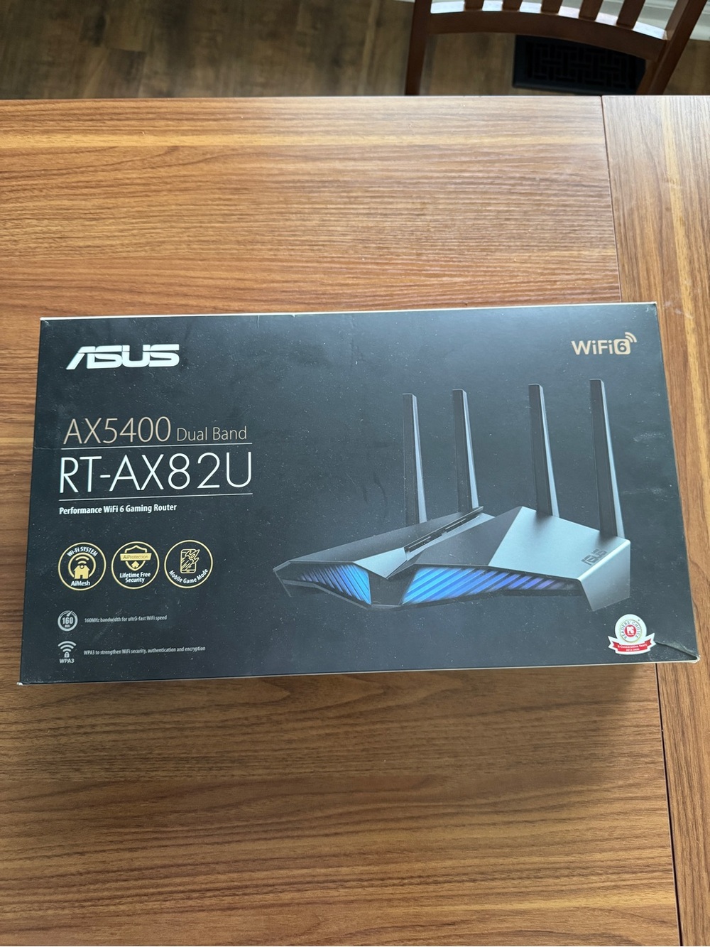 ASUS RT-AX82U (AX5400) Dual Band WiFi 6 Extendable Gaming Router